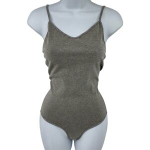 Free People Gray Bodysuit XS / Small New without Tags